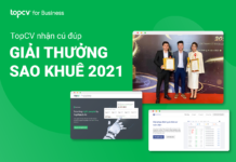 TopCV nhận cú đúp giải thưởng Sao Khuê 2021 TopCV nhận cú đúp giải thưởng Sao Khuê 2021