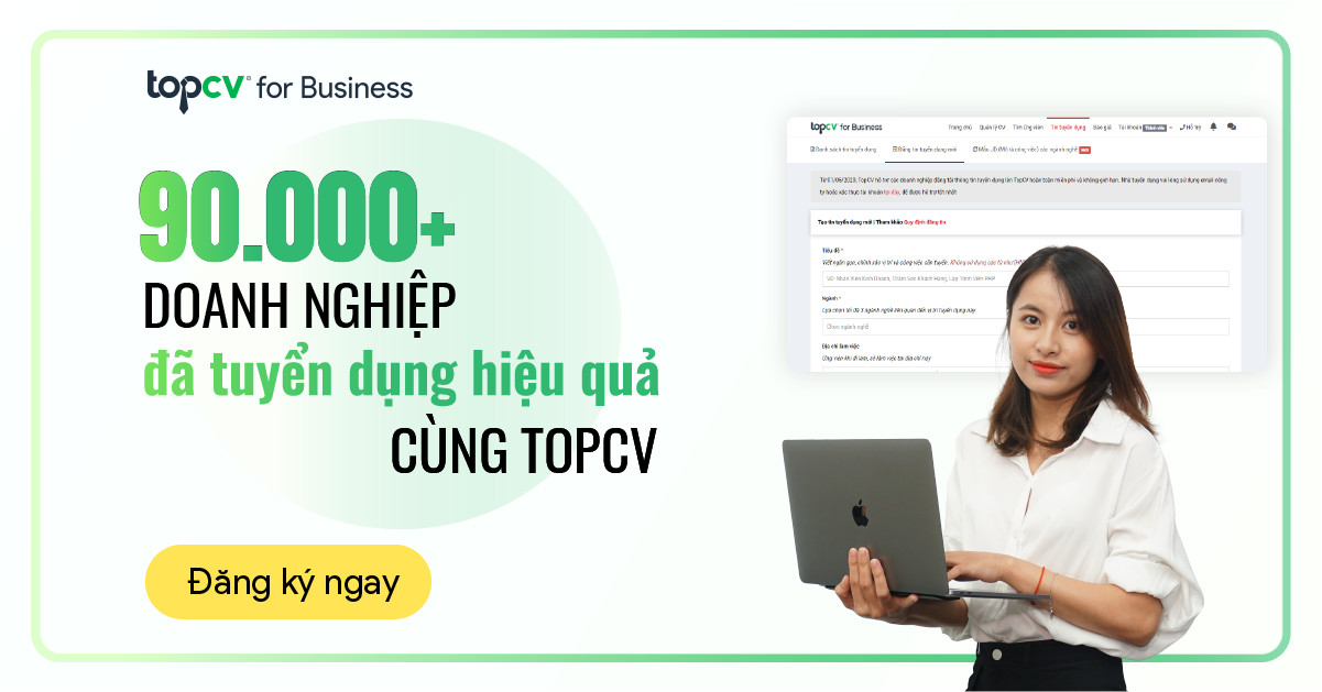 90.000 doanh nghiệp đã tuyển dụng hiệu quả cùng TopCV