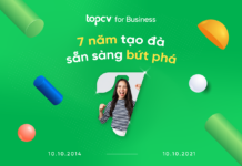7 năm tạo đà, sẵn sàng bứt phá, TopCV gửi tặng 7777 ưu đãi tri ân nhân dịp sinh nhật 7 tuổi TopCV 7 năm đồng hành tạo đà bứt phá