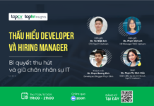 TopHR Insights #3: Webinar “Thấu hiểu Developer và Hiring Manager – Bí quyết thu hút và giữ chân nhân sự IT” TopHR Insights #3: Thấu hiểu Developer và Hiring Manager - Bí quyết thu hút và giữ chân nhân sự IT