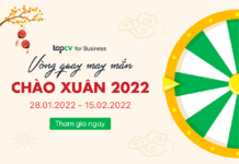 Nhận ngay lộc Tết với Vòng quay may mắn Chào Xuân 2022 từ TopCV Vòng quay may mắn Chào Xuân 2022