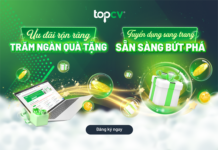 Tuyển dụng sang trang, sẵn sàng bứt phá với combo ưu đãi từ TopCV Việt Nam Tuyển dụng sang trang, sẵn sàng bứt phá với combo ưu đãi từ TopCV Việt Nam