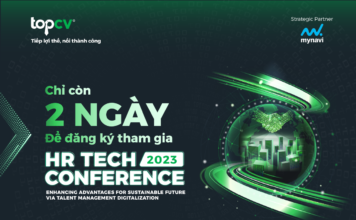 Đếm ngược: Chỉ còn 2 ngày để đăng ký tham dự HR Tech Conference 2023! Đếm ngược: Chỉ còn 2 ngày để đăng ký tham dự HR Tech Conference 2023!